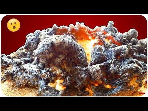 How to build a vulcano / simple experiment! (with subtitles)