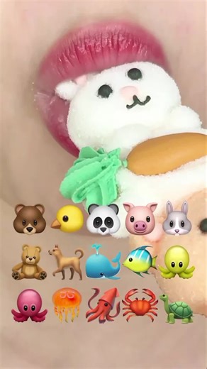Cute eating ASMR 💗 Relaxing lips sounds & sweet bites #asmr #eatingasmr #lipsasmr #satisfying #cuteasmr