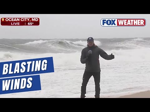 Nearly 50 Mph Wind Gusts Blast Maryland Coast
