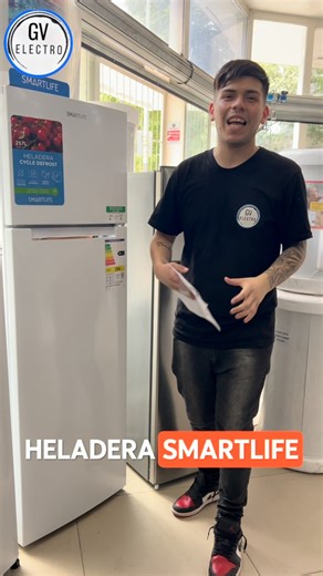🧊✨ Ofertas especiales en heladeras Smartlife ✨🧊 Descubrí una amplia variedad de heladeras Smartlife con el mejor precio del mercado 💰 Diseño moderno, eficiencia y tecnología para tu cocina 🍽️ Además, todas cuentan con garantía oficial ✅ Aprovechá esta oportunidad y renová tu hogar con calidad y respaldo ❄️🏠 Lunes a Sábados en Av Caseros 3590, CABA📍 | GV Outlet
