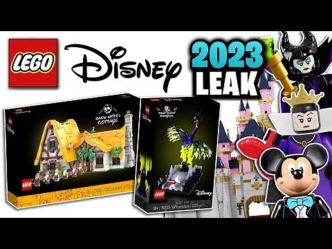 LEGO Disney 2023 Sets - Maleficent Dragon, Snow White Cottage AND Castle!?