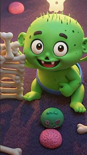 BABY Zombie Finger Family #shorts #halloween #fingerfamily