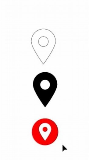 Adobe Illustrator Vector Contact Icons Design Location | tigrap #adobeillustrator #banglatutorial