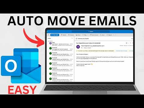 How to Automatically Move Emails to Specific Folder in Outlook