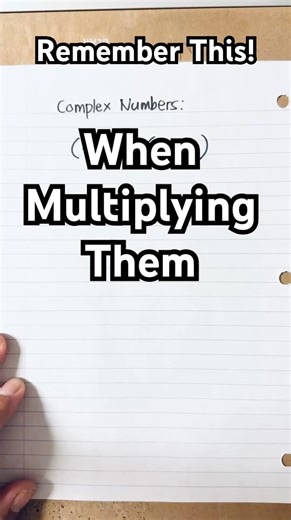 Multiplication of Complex Numbers #mathproblems #math