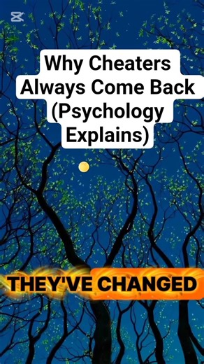 Why Cheaters always come back #relationshippsychology #datingadvice #selfrespect #healingjourney