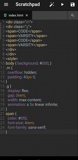 Smooth Infinite CSS Marquee ⚡