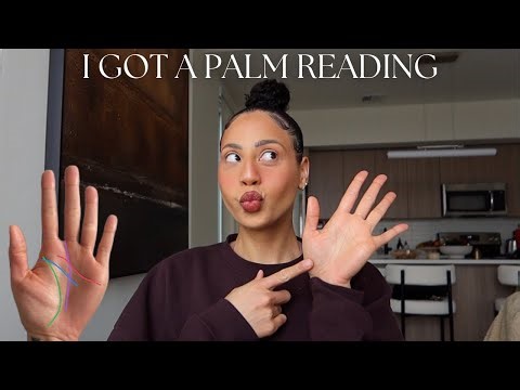 I GOT A *VIRAL* PALM READING DONE SO YOU DON'T HAVE TO | HINT APP REVIEW