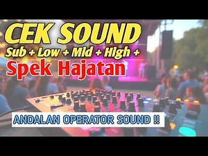 Cek Sound Dangdut Koplo 2025 | Full Bass Glerr Cocok Buat Acara Hajatan
