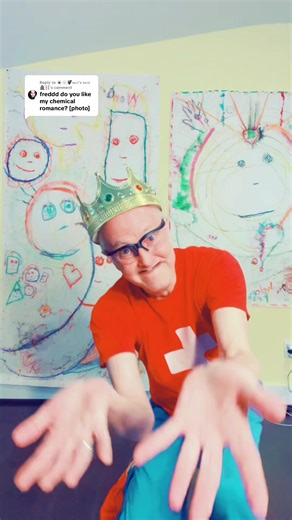 Replying to @🕷️🕸️🦇𝔪𝔠𝔯'𝔰 𝔳𝔢𝔯𝔰🪦⛓️ I became electrons while freddding for this video!! ⚡️🌈⭐️🌈💥 #thefredshow #fred #extraterrestrial #mychemicalromance