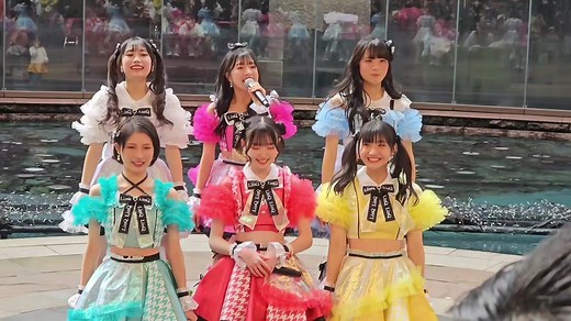 LinQ 新曲「おべんとう」初披露 @ キャナルシティ博多