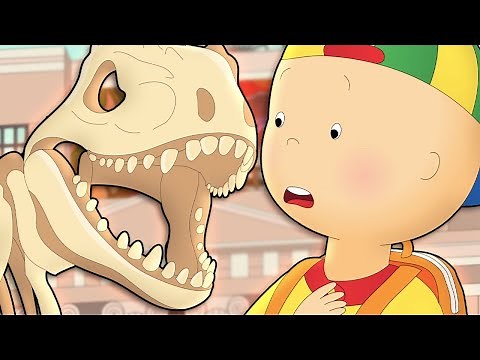 Caillou at the Dinosaur Museum ★ Funny Animated Caillou | Cartoons for kids | Caillou