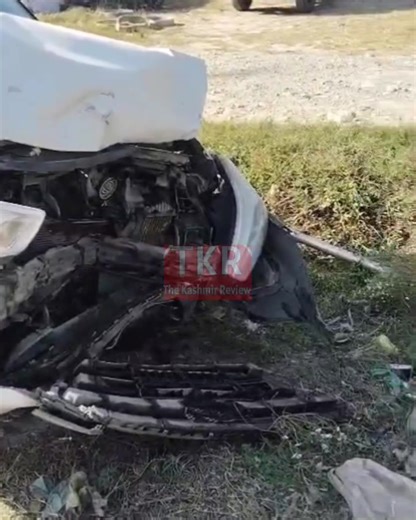 2.9K views · 26 reactions | Road Accident occurred at Check Prang Kangan on Sunday when an Alto car collided with an Creta, No loss of life Reported | The Kashmir Review | Facebook