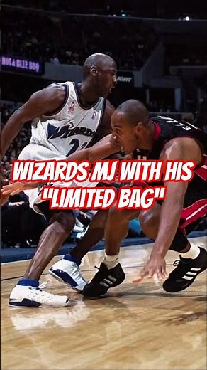 Wizards MJ with that “limited bag” they keep talking about… still cooking grown men at age 40. 🐐🔥