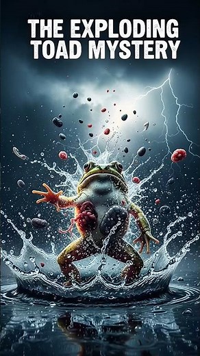 EXPLODING TOADS Mystery — Nature’s Most Bizarre Event #shorts #frog #animals