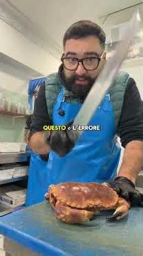 ✅ Seguimi per non perdere i prossimi video! #pescheria #mare #pesce #cucina #granchio