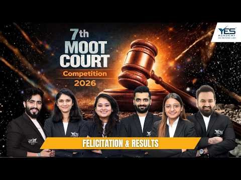 7th Yes Moot Court Competition, 2026 | Felicitation and Results