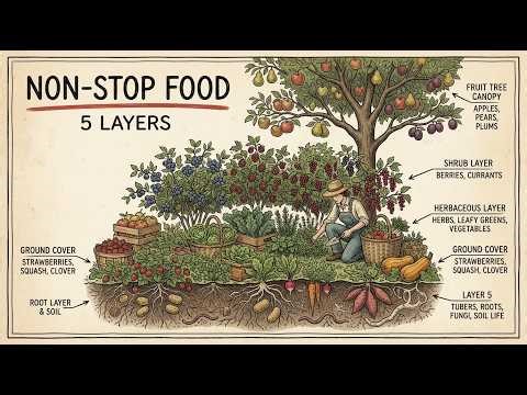 The 5-Layer Backyard Garden System That Feeds You All Year