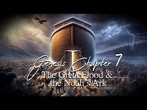 Genesis chapter 7: The Great Flood & Noah's Ark | Meditative Reading | Audio Bible Narration