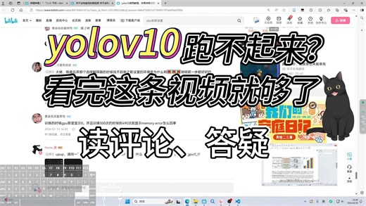yolov10跑不起来？答疑视频来了