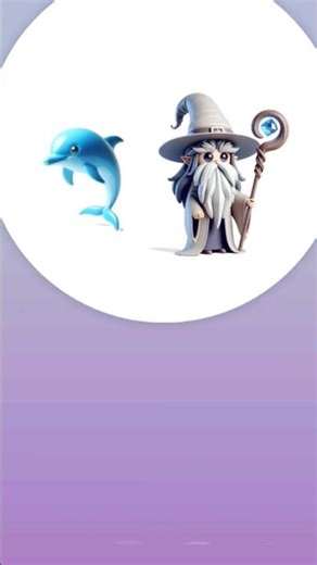 #Dolphin and Wizard #gaming #animash
