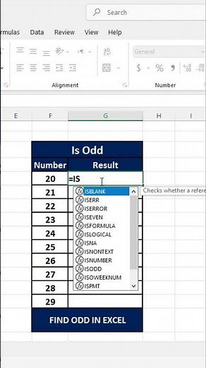 How to Find Odd Numbers in Excel | Excel ODD Formula Explained