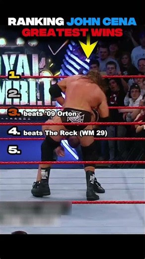 Ranking John Cena GREATEST Wins