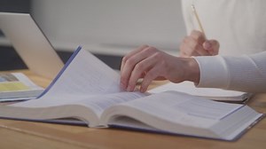 Student Turning Pages Book Stock Footage Video (100% Royalty-free) 1095735159 | Shutterstock