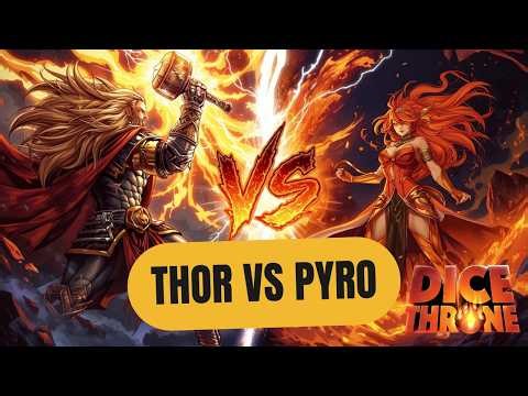 Dice Throne Digital: Pyromancer VS Thor: NotDerp