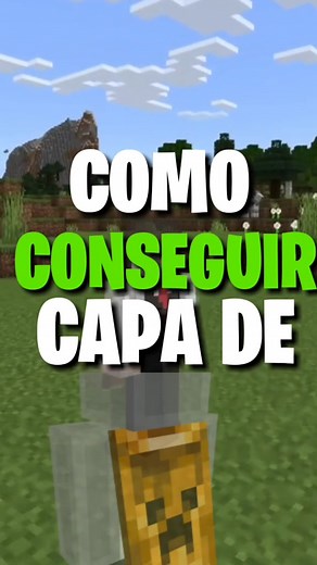 Cómo Conseguir la Capa de Creeper Dorado en Minecraft Bedrock