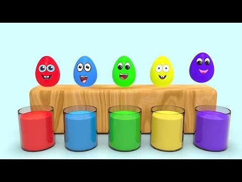 Oua Colorate cu Surprize - Invatam Culorile | Learn Colors for Kids with Eggs