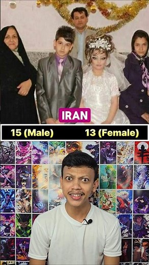 Marriage Age In Different Countries! 😱
