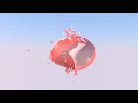 Blender Tutorial - How to Explode a Sphere with Cloth
