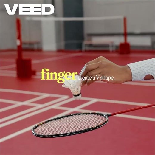 April 21, 2026 | Tutorial: How to Hold a Badminton Racket the Right Way (Made with VEED AI)