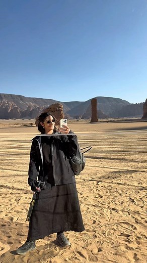 “Visiting AlUla, Saudi Arabia was the biggest dream come true! ✨This place is unreal. Thousands of Nabatean tombs carved into the rocks, dating back over 2,000 years. We toured in the morning, then headed to one of AlUla’s famous citrus farms for a traditional lunch with the group.In the afternoon, I explored Maraya, the world’s most mirrored building. Honestly, Saudi is so full of surprises with the scenery and it has been absolutely unreal.” -Intrepid traveller Steph on our 12-day Saudi Arabia