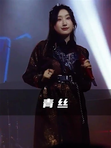 Live Performance in Shiny Metallic Dress