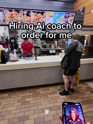 Ordering with Freaky AI #prank #meme #publicprank #viral #ai