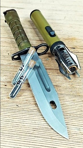 M9 Bayonet / Nitrocellulose vs Black Powder 🔥💣 #Shorts #knifeskills