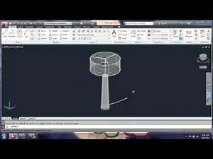 AutoCAD 2013 - 3D Modeling Basics - Table Lamp - Brooke Godfrey