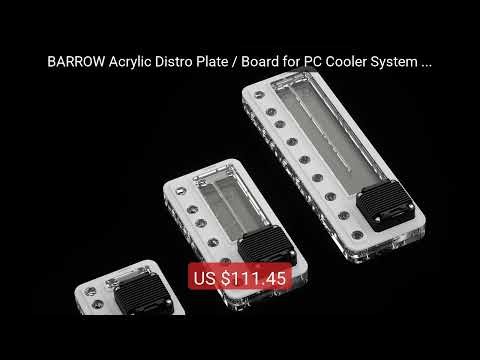 BARROW Acrylic Distro Plate / Board for PC Cooler System Ca... — Top Pick 2026 | Unbeatable Price!