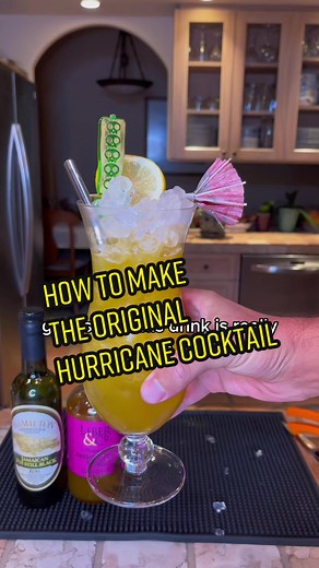 How to Make the Perfect Hurricane Cocktail