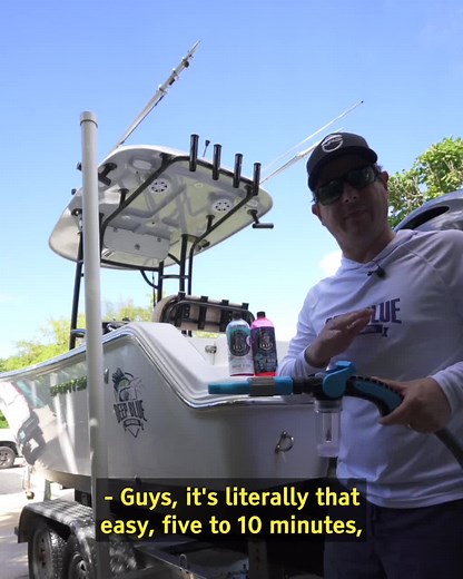 857 reactions · 143 shares | Salty Captain Boat Wash & Engine Flush...