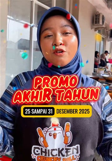 Promo Akhir Tahun Chicken Crunchy Roll Gacor