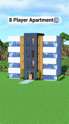 Minecraft 8 Player Apartment🏠 #minecraft