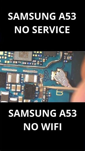 Samsung A53 No Service No WiFi #shorts #samsung #fixit
