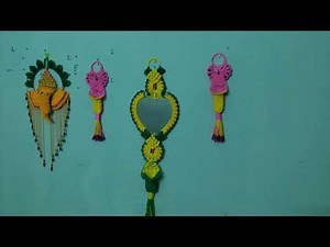 Macrame mirror design