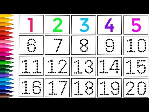📚 123 | Easy Learning Tracing Counting 1 to 100 | Numbers 123 for Kids 👶🎉#09