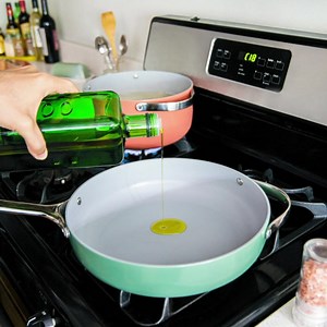 1.2K views | You’ve just unboxed a fresh set of non-toxic ceramic cookware (lucky you!). Now tell us, what’s for dinner?  | Caraway | Facebook