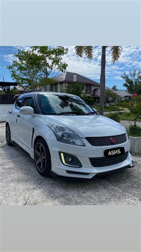 ASHS Garage - Instock items on Instagram: "Front diffuser type A, side diffuser type D, rear side diffuser type B, Fender side wing type A and hatchback spoiler type B installed on Suzuki Swift 💯 Price with installation: FD-A - $50 SD-D - $140 RS-B - $25 W-2 - $25 HB-B - $150 Total price: $390"