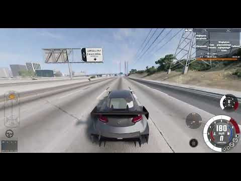 BeamNG.drive Mercedes speed test